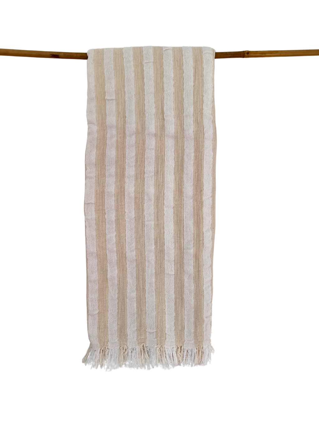 Melody Peshtemal Towel – Handwoven Turkish Hammam Towel in White
