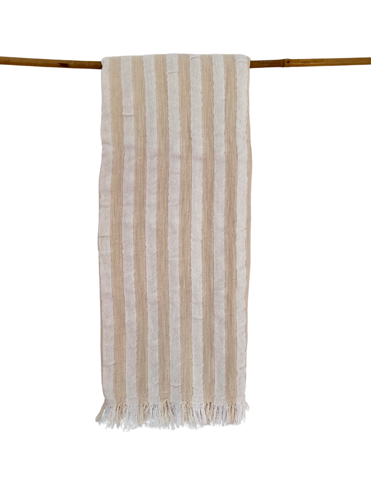 Melody Peshtemal Towel – Handwoven Turkish Hammam Towel in White